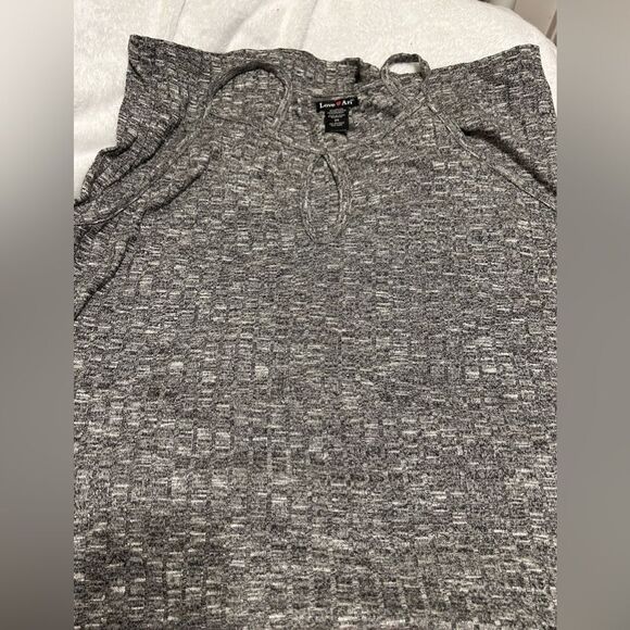 Women's Gray Midi Dress - Picture 2 of 12